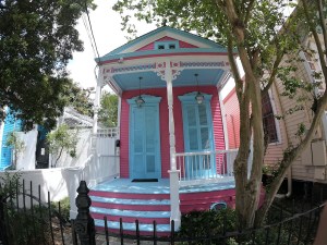a house with trees in the background